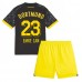 Borussia Dortmund Emre Can #23 Replika Babykläder Borta matchkläder barn 2023-24 Korta ärmar (+ Korta byxor)